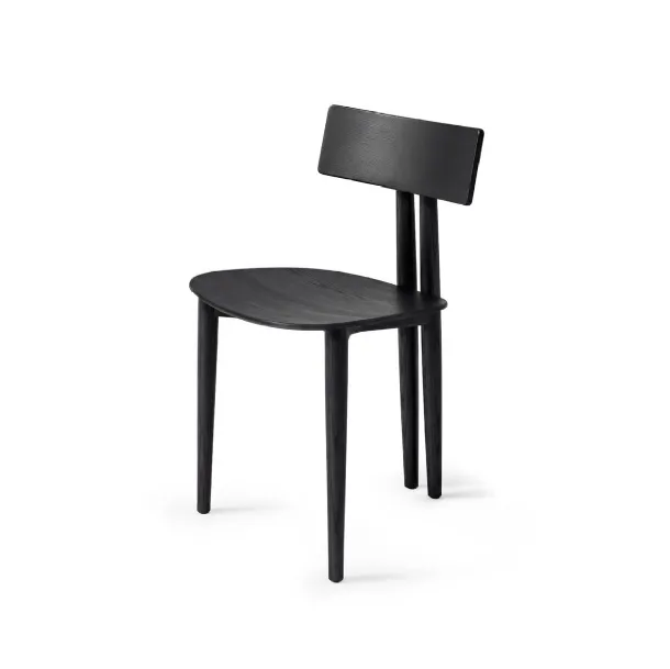 Binata solid ash wood chair by Zanotta
