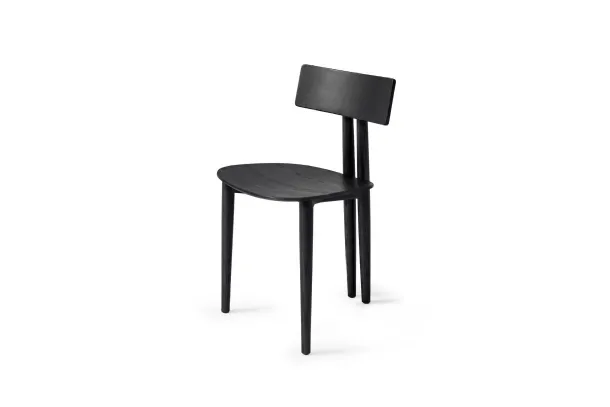 Binata solid ash wood chair by Zanotta