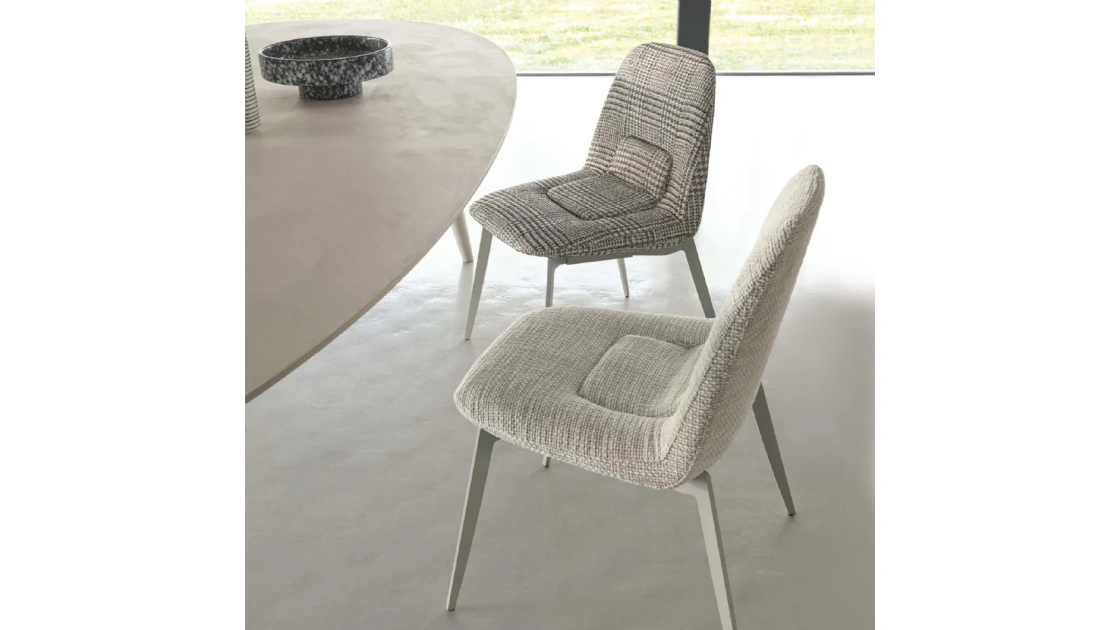 Briscola fabric chair by Natevo
