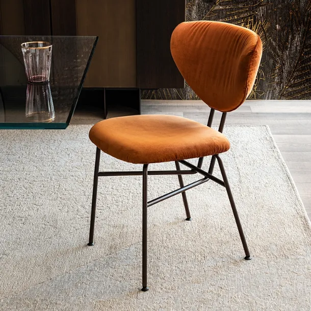 Chloe velvet chair by Cattelan Italia
