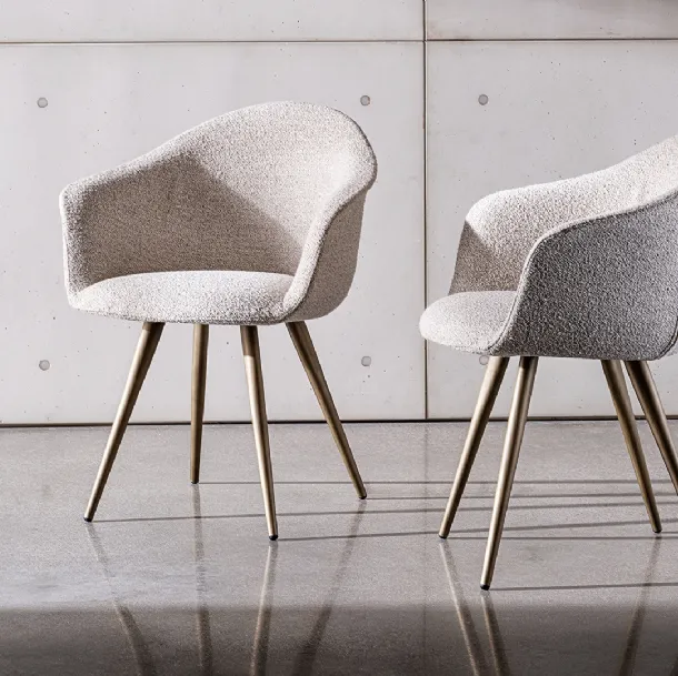 Sovet Upholstered Fabric Dama Chair