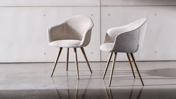 Sovet Upholstered Fabric Dama Chair