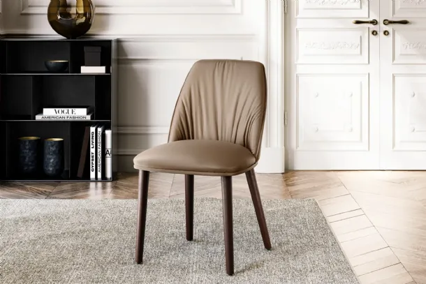 Diva leather chair by Eforma