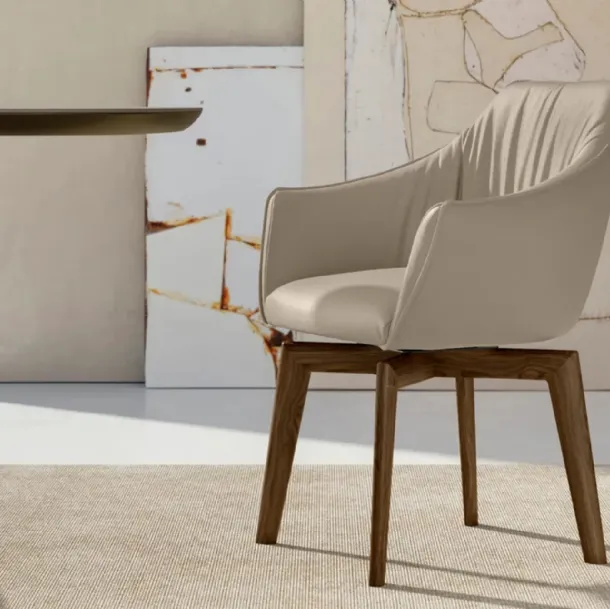 Upholstered chair Era by Eforma