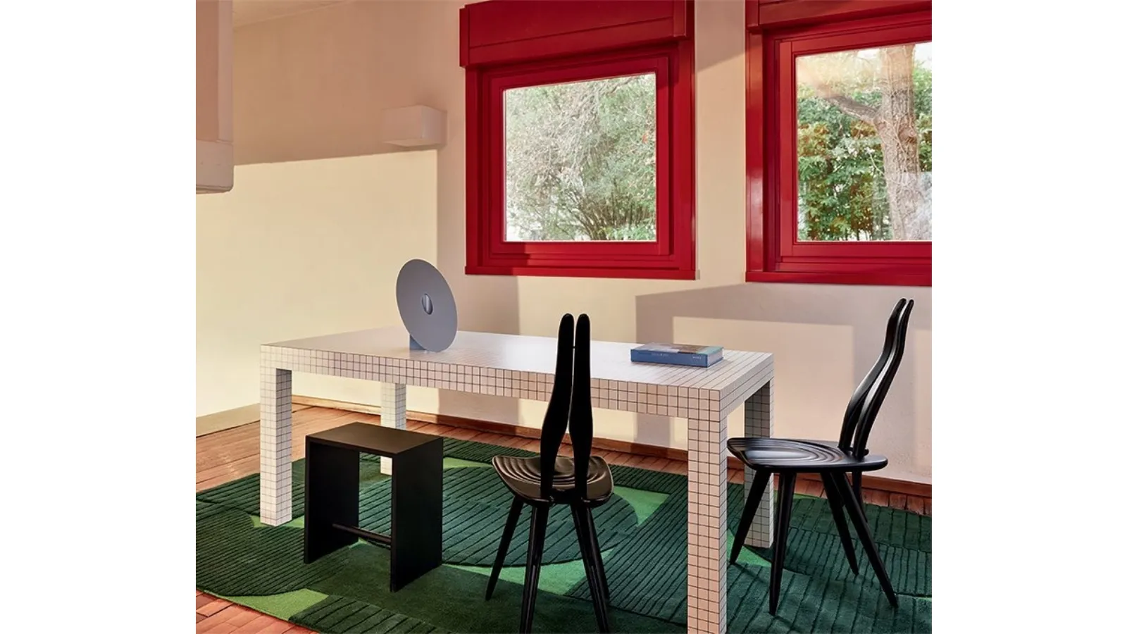 Design chair in solid maple wood with Fenis CM lacquer by Zanotta