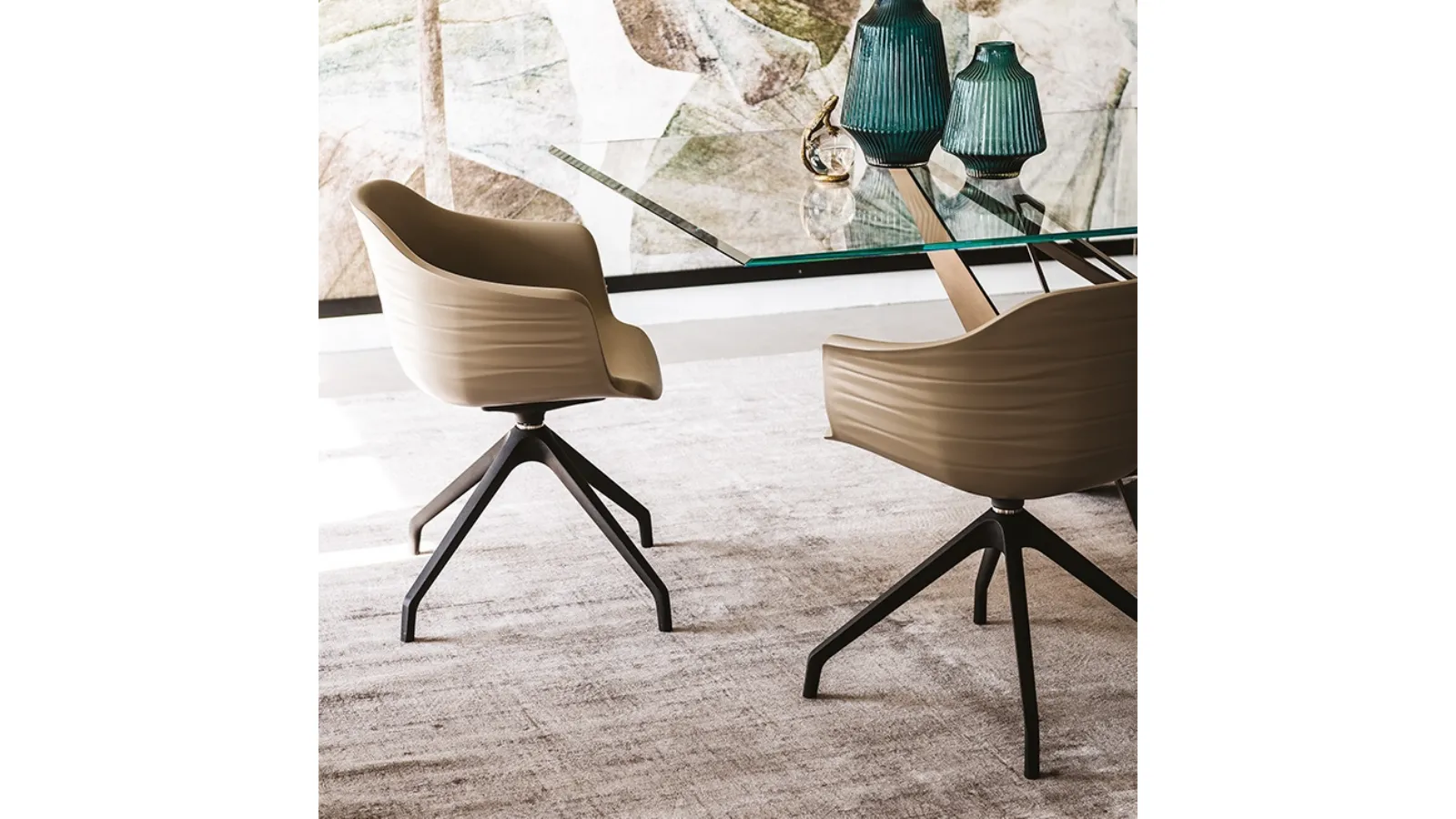 Indy soft polyurethane chair by Cattelan Italia