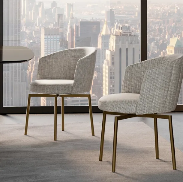 Jane upholstered chair by Eforma