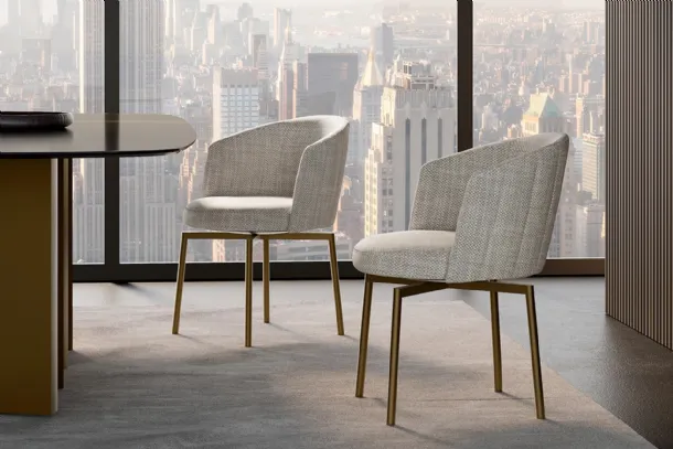 Jane upholstered chair by Eforma