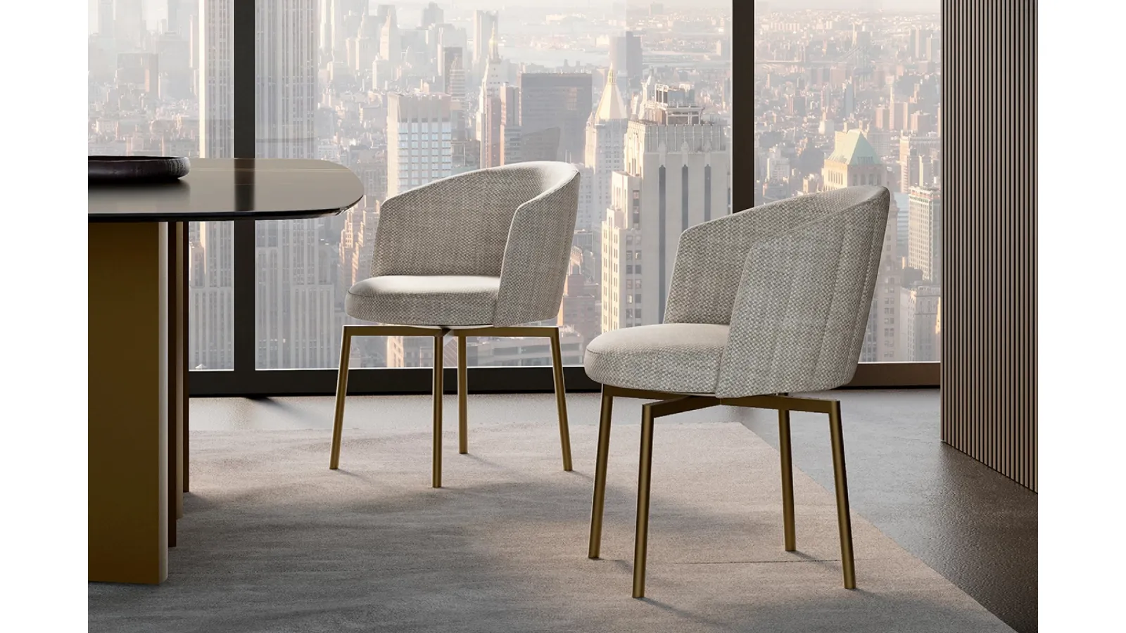 Jane upholstered chair by Eforma