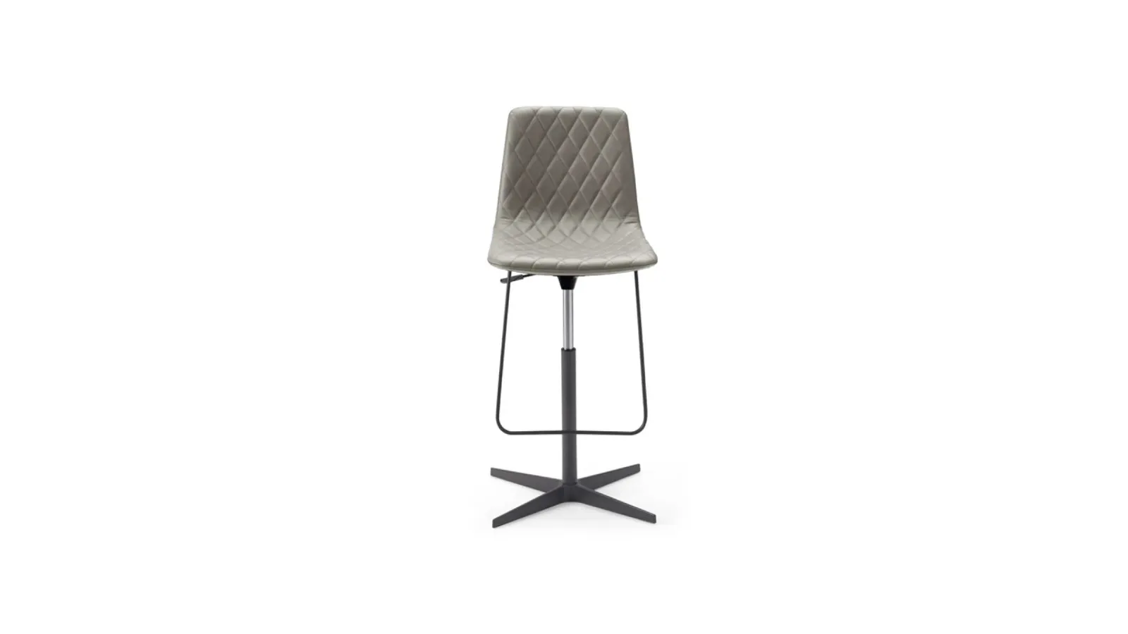 Lenny quilted stool by Eforma