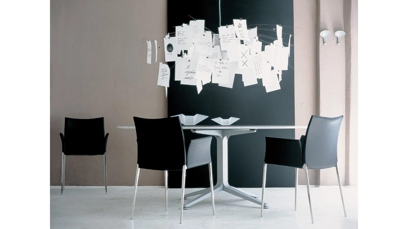 Lia armchair by Zanotta, upholstered in fabric and metal