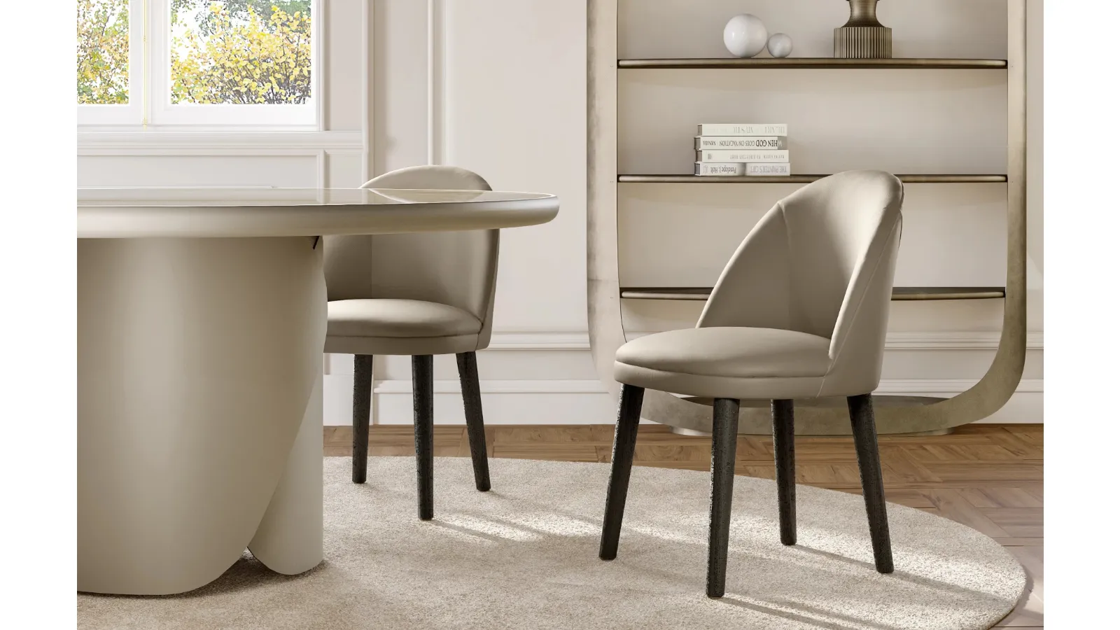 Minni upholstered chair by Eforma