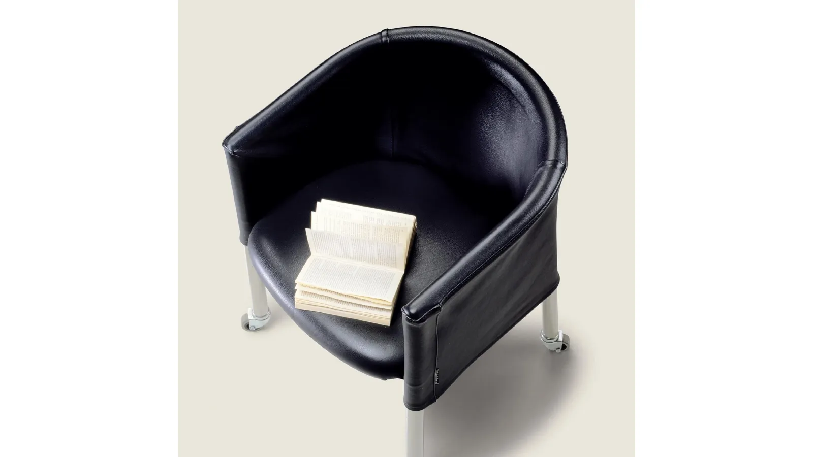Mixer Chair in leather by Flexform