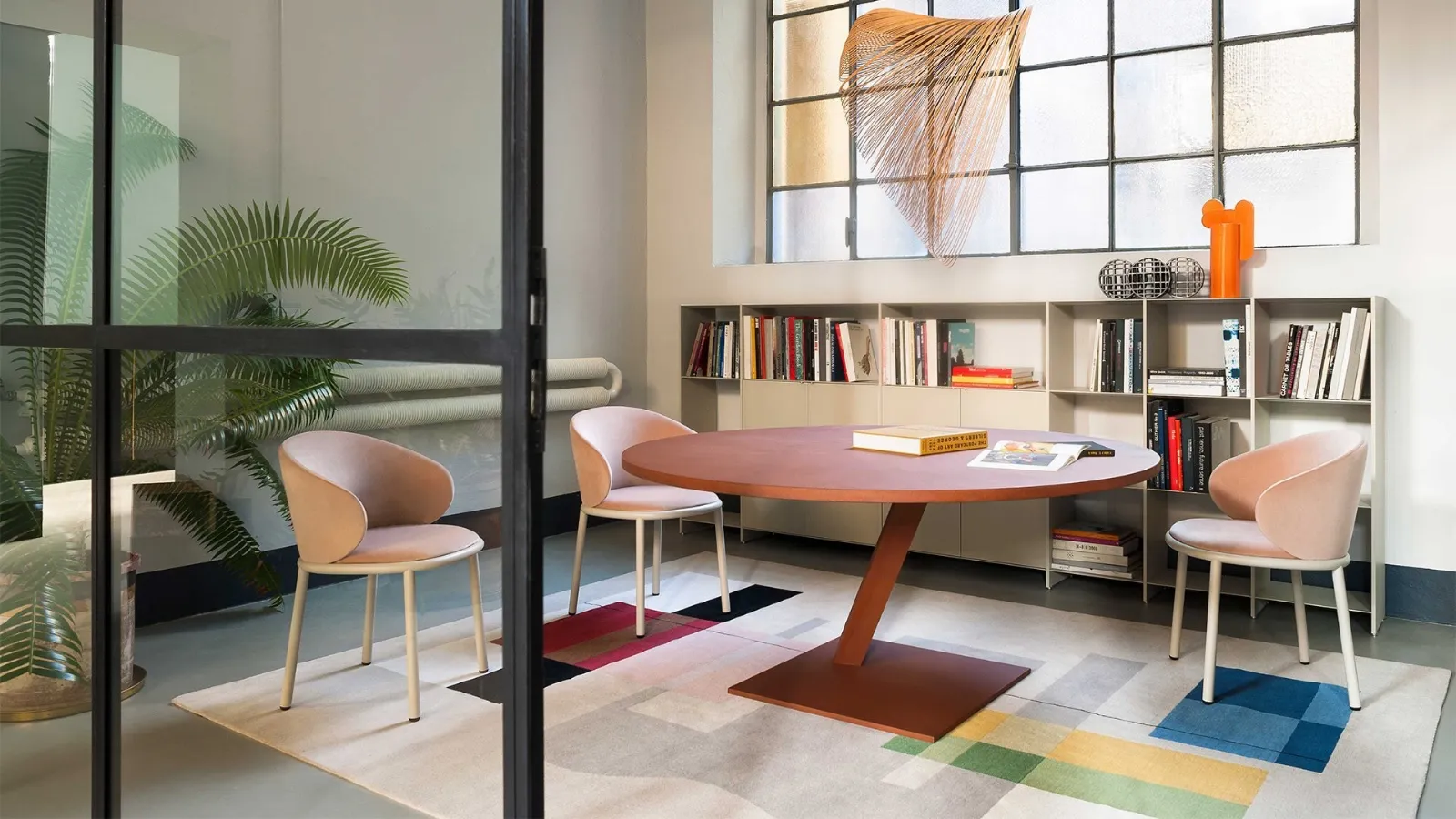Mun fabric chair by Desalto