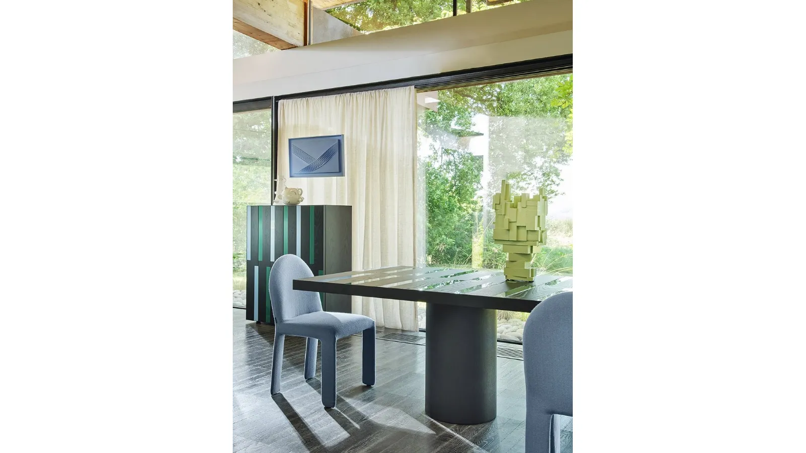 Nellee Upholstered Fabric Chair by Zanotta