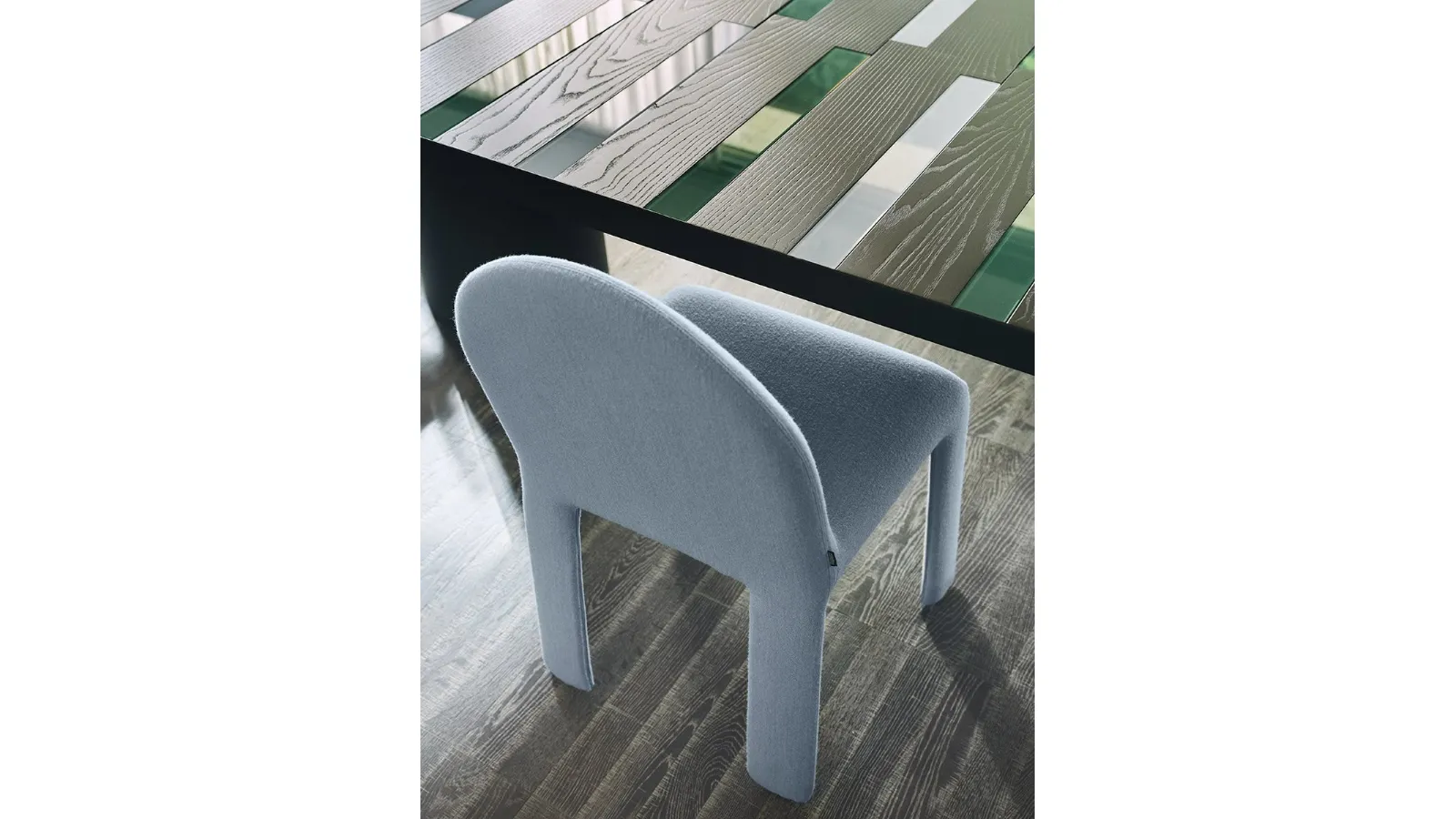 Nellee Upholstered Fabric Chair by Zanotta