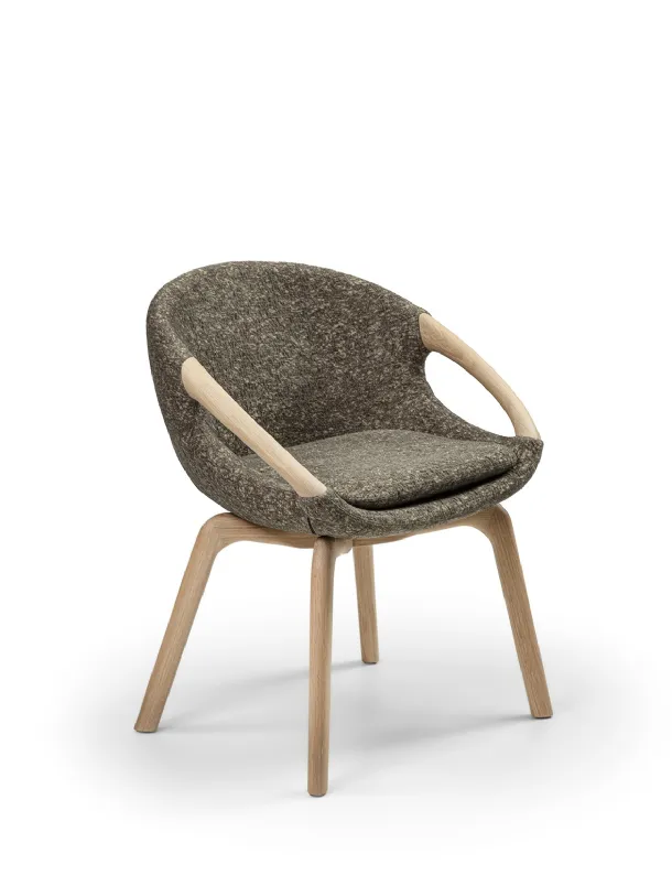 Ohta upholstered chair by Porada