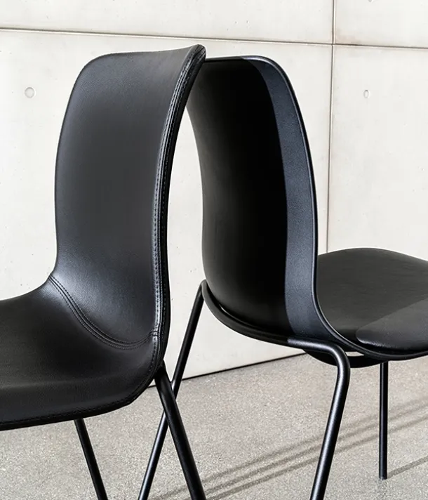 Olly faux leather chair by Sovet