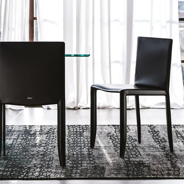 Piuma Edition Leather Chair by Cattelan Italia