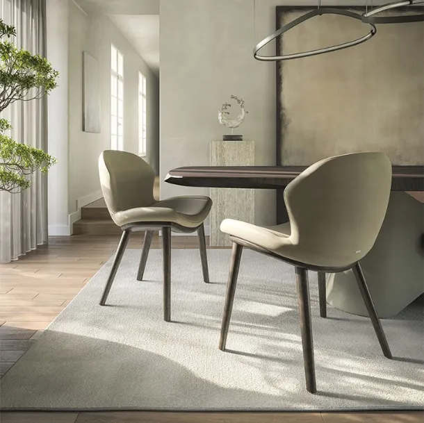 Rachel Wood Chair by Cattelan Italia