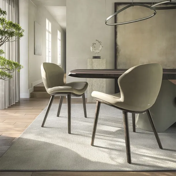 Rachel Wood Chair by Cattelan Italia