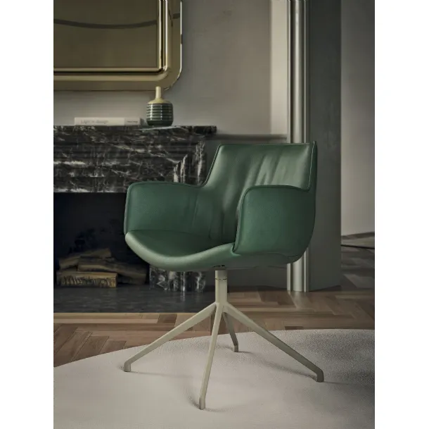 Rhonda Turn swivel chair by Cattelan Italia