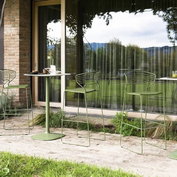 Koki Wire Stool by Desalto