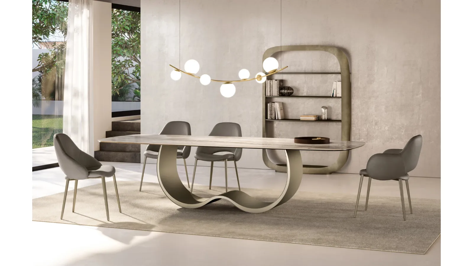 Silhouette Leather Chair by Eforma