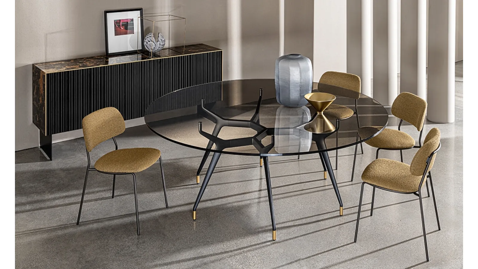 Soft Chair in fabric by Sovet