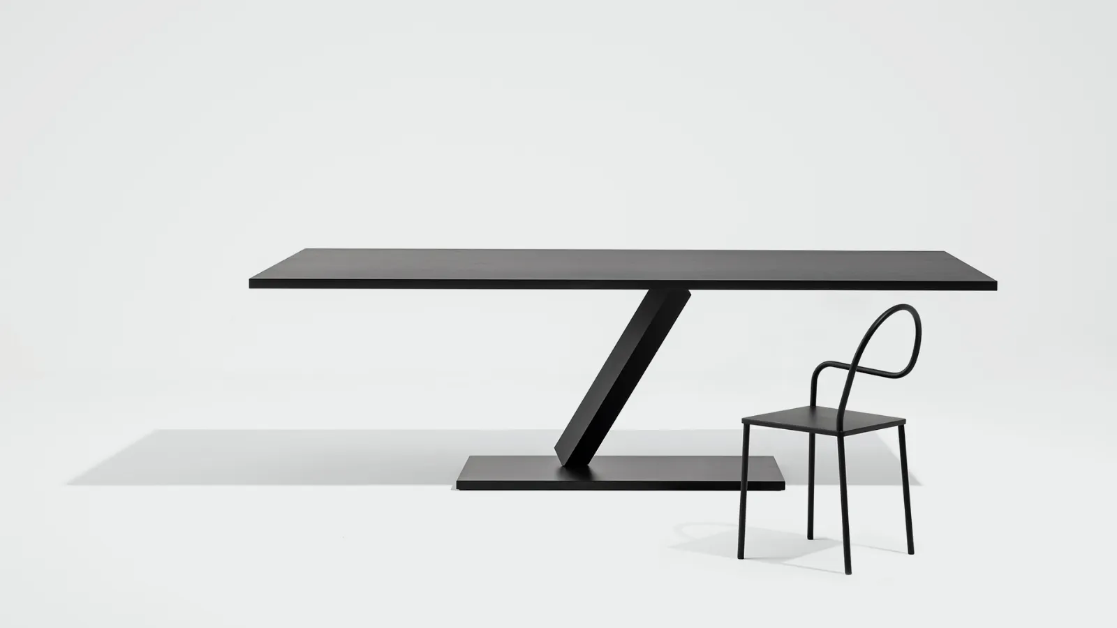 Softer than Steel design chair in steel by Desalto