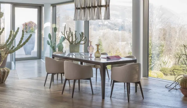 Upholstered Tekton Chair by Natevo