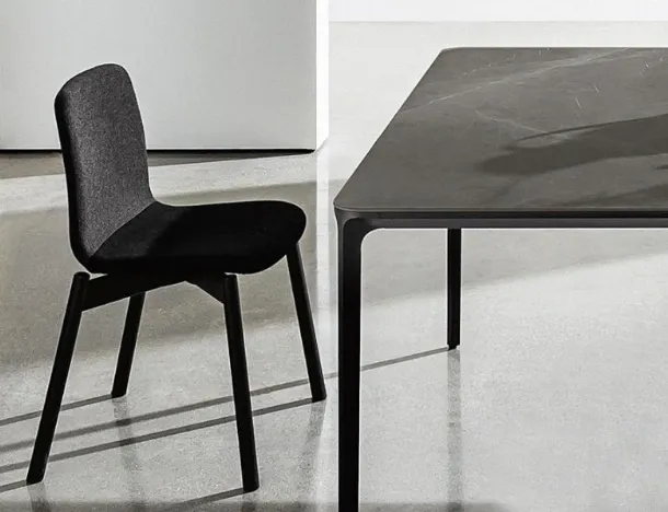 Two Tone Chair in Sovet fabric