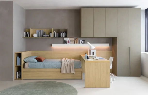 SpaceMakers-young-SM2507 Zalf Bedroom Set