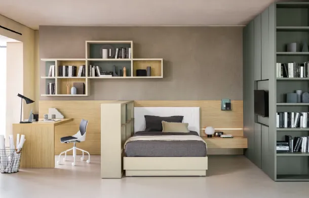 SpaceMakers young SM2509 bedroom set by Zalf