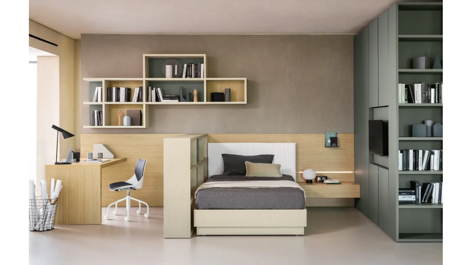 SpaceMakers young SM2509 bedroom set by Zalf
