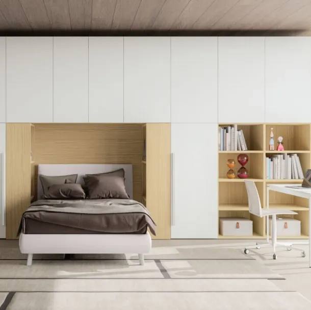 SpaceMakers young SM2528 bedroom set by Zalf
