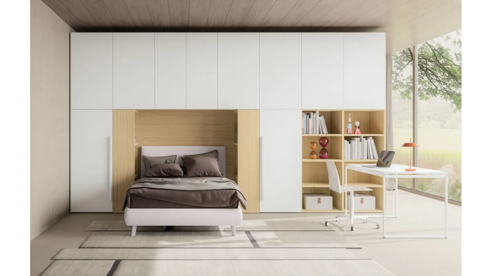 SpaceMakers young SM2528 bedroom set by Zalf
