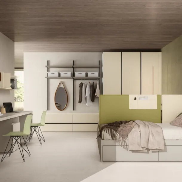 SpaceMakers young SM2530 bedroom set by Zalf