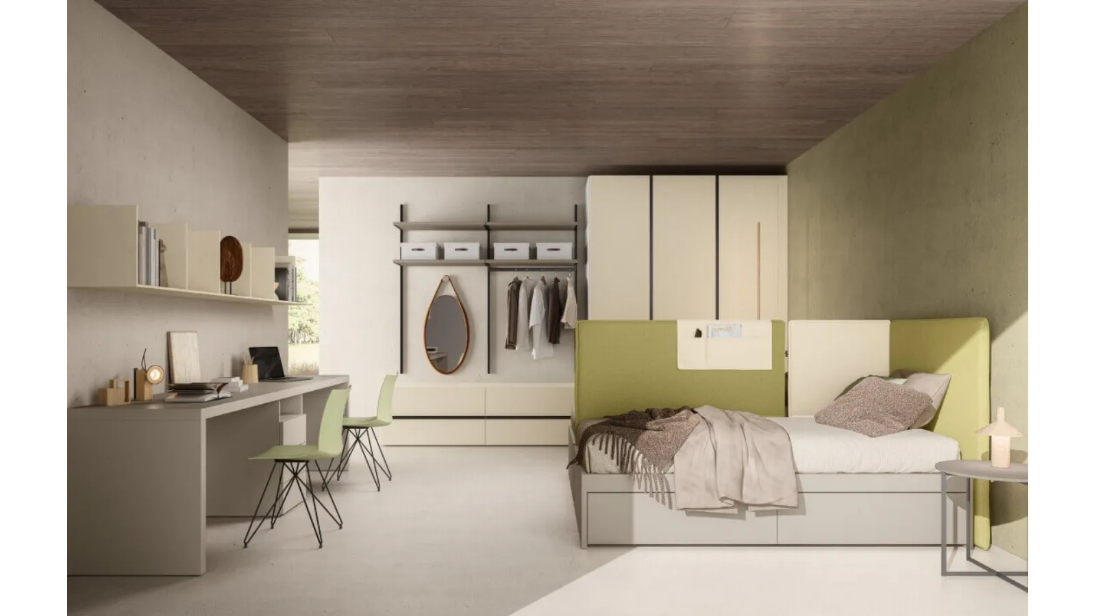 SpaceMakers young SM2530 bedroom set by Zalf