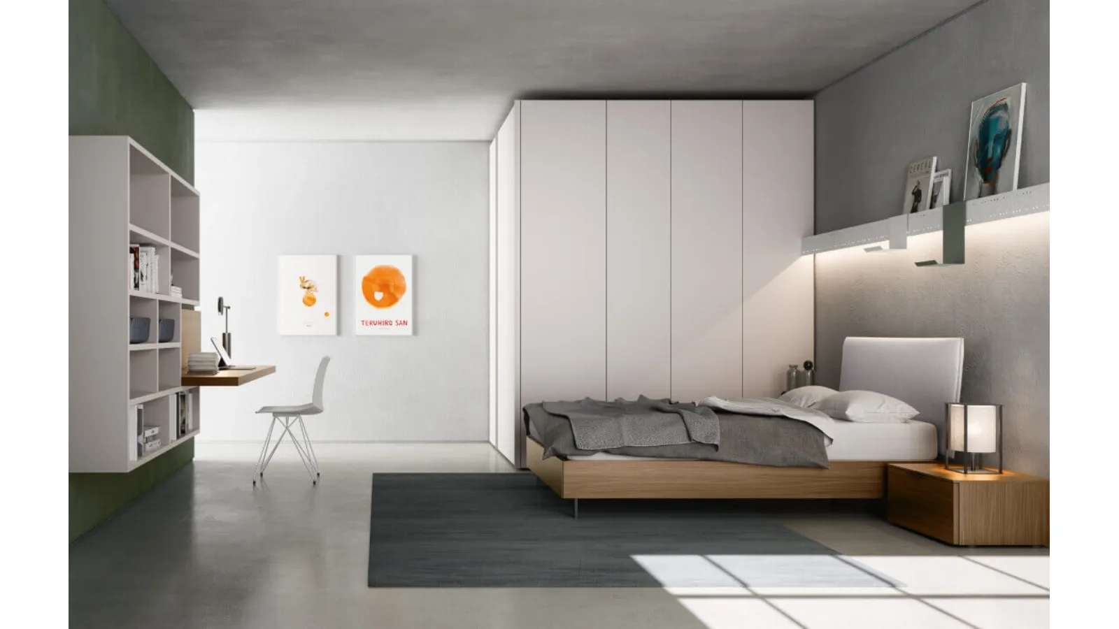 SpaceMakers young SM2550 bedroom set by Zalf