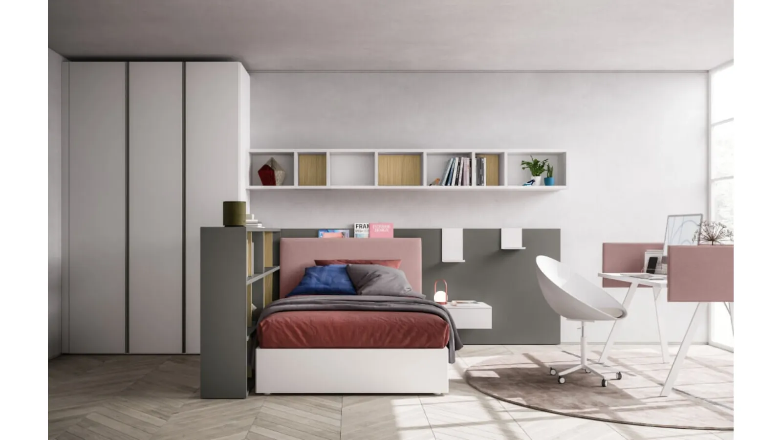 SpaceMakers young SM2551 bedroom set by Zalf