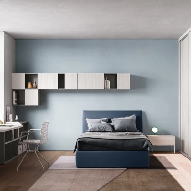 SpaceMakers Young SM2552 Bedroom Set by Zalf