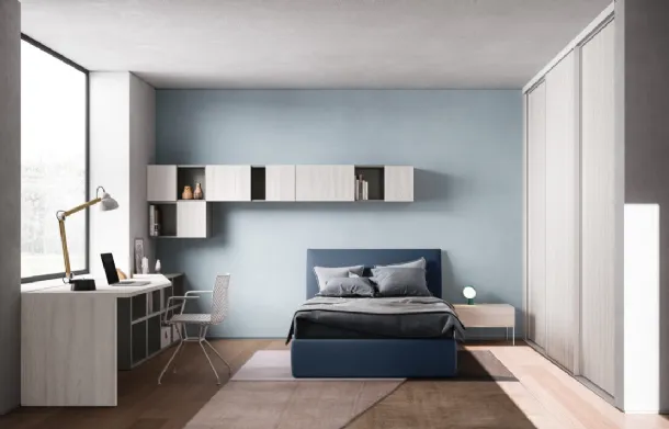 SpaceMakers Young SM2552 Bedroom Set by Zalf