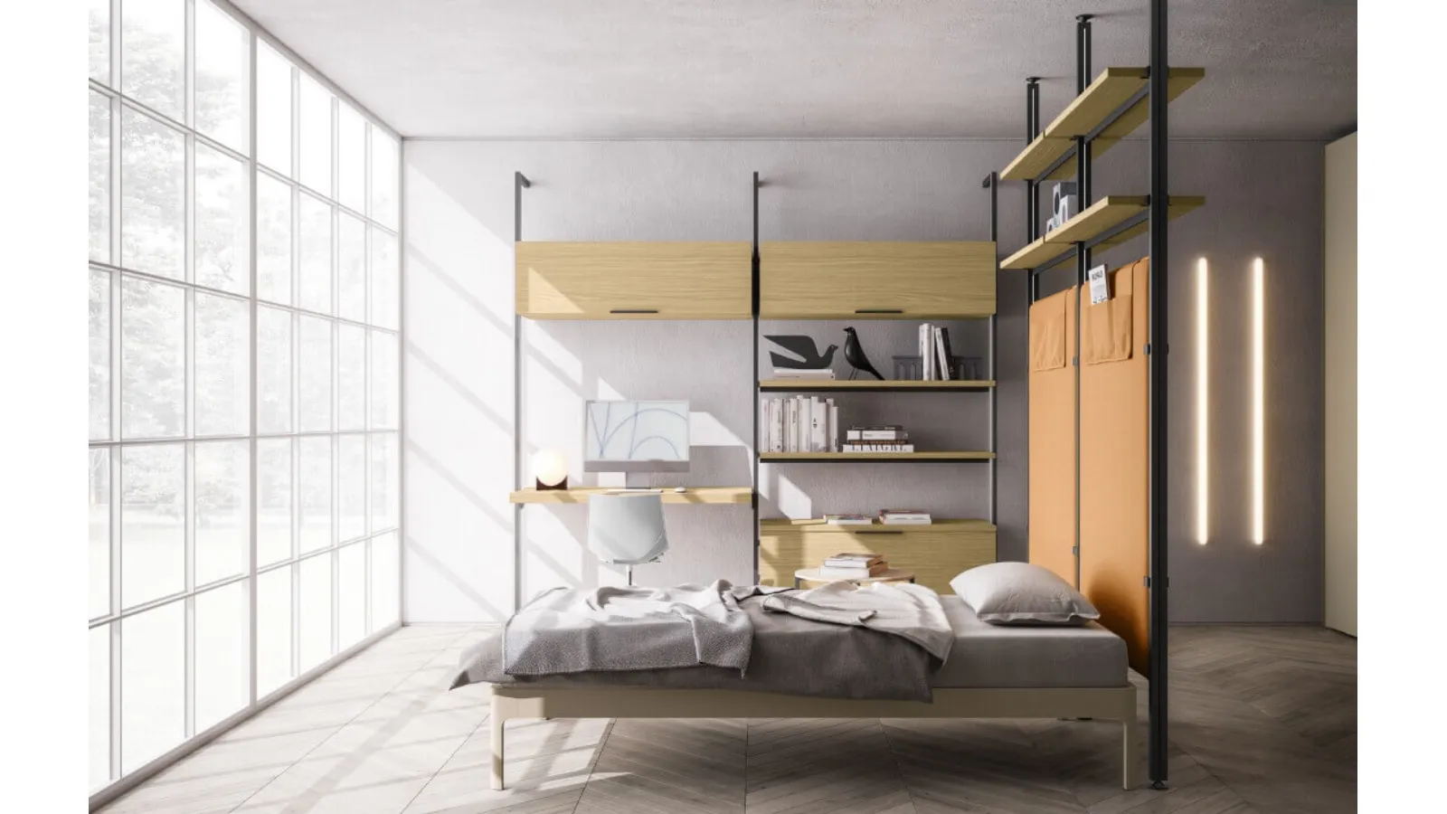 SpaceMakers young SM2553 bedroom set by Zalf