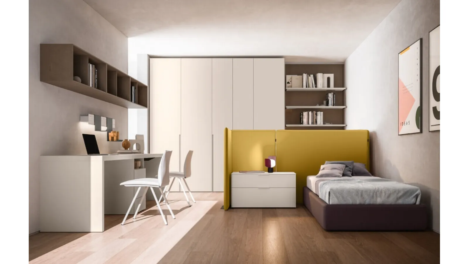 SpaceMakers young SM2554 bedroom set by Zalf