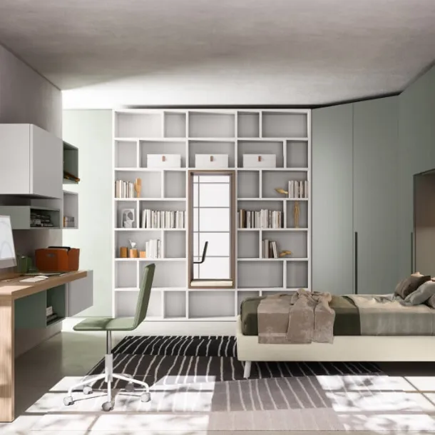 SpaceMakers young SM2555 bedroom set by Zalf