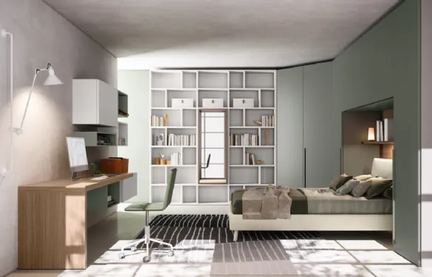 SpaceMakers young SM2555 bedroom set by Zalf