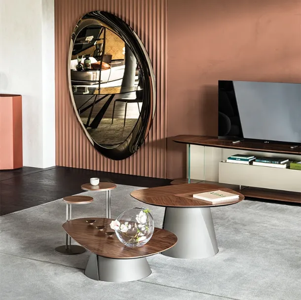 Adrian Wood Coffee Table by Cattelan Italia