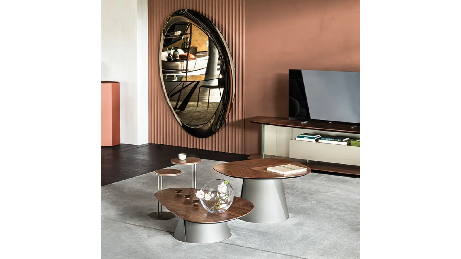 Adrian Wood Coffee Table by Cattelan Italia