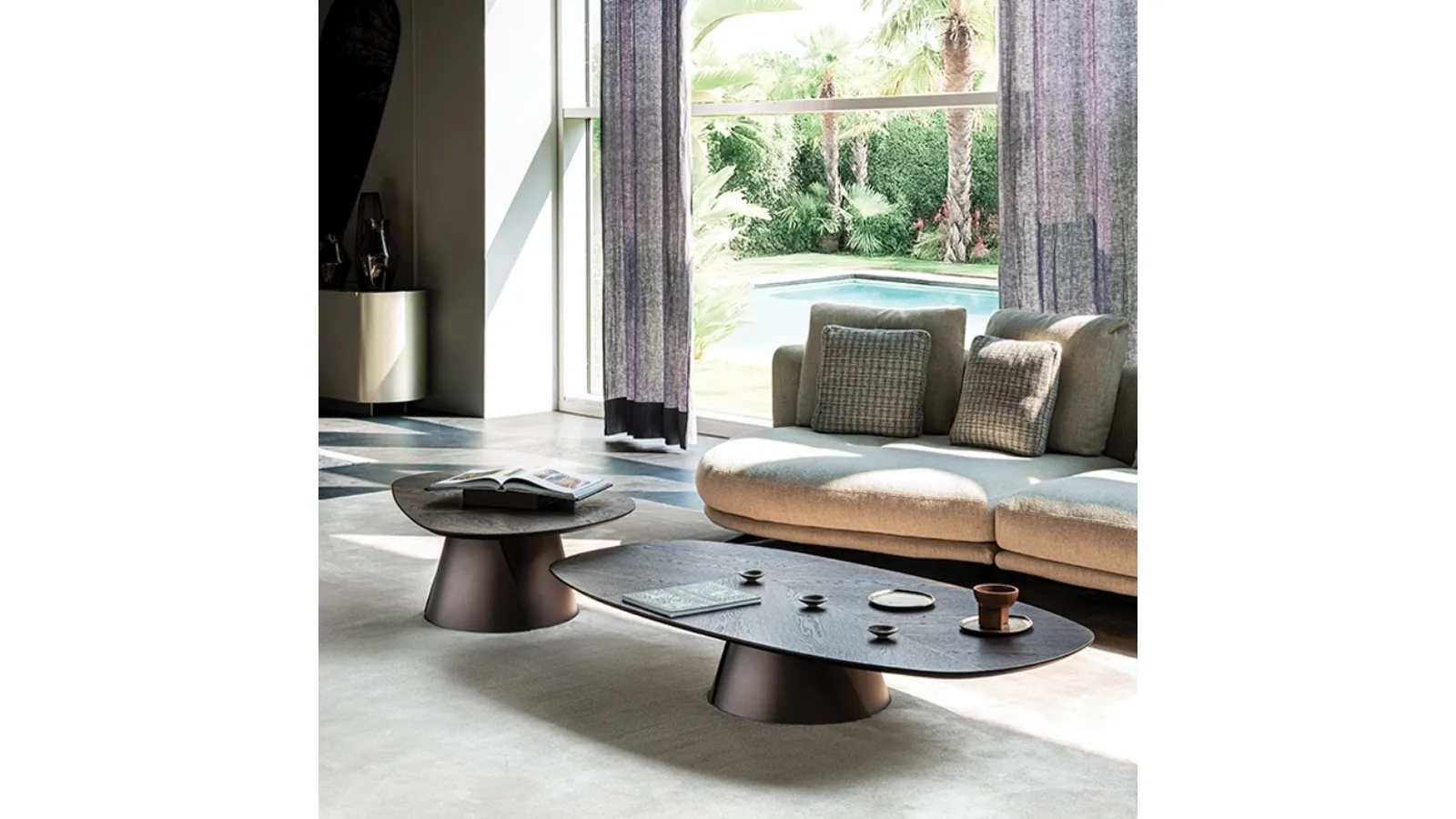 Adrian Wood Coffee Table by Cattelan Italia